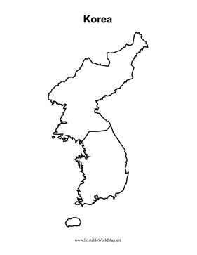 North and south korea are both depicted in this printable outline map free to download and print korea map korea map