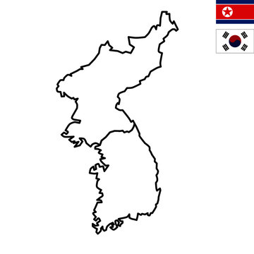 Korea map images â browse photos vectors and video