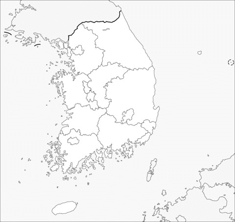 South korea map coloring page free printable coloring pages
