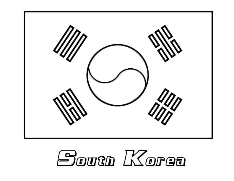 South korea malvorlagen