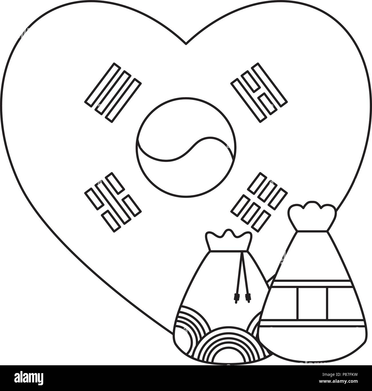 South korea flag icon hi
