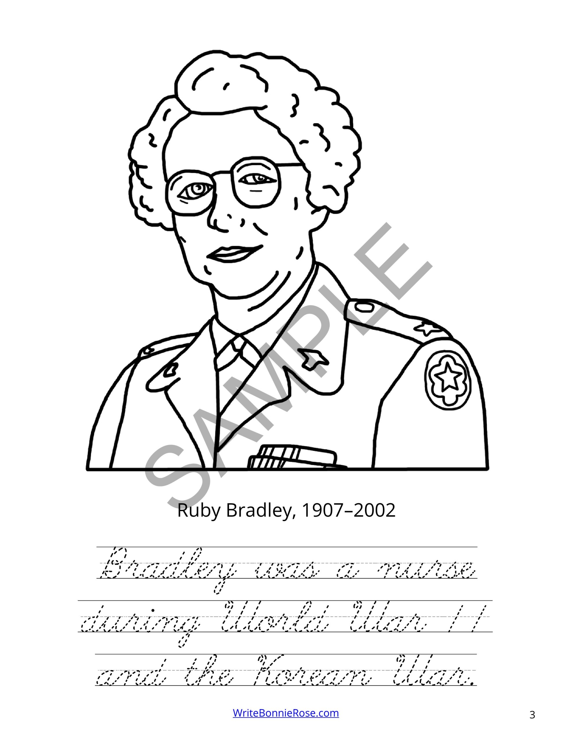 Famous americans of the s coloring book