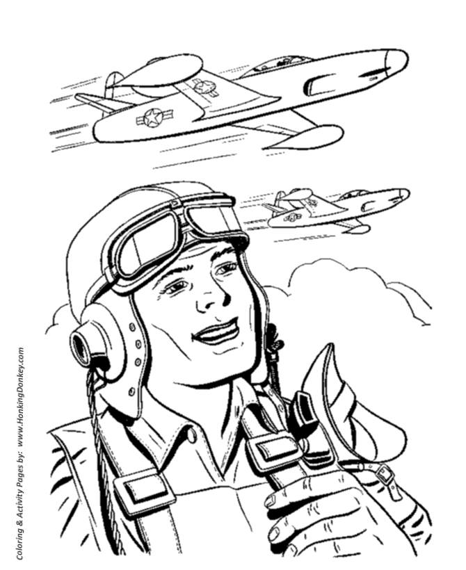 Veterans day coloring pages