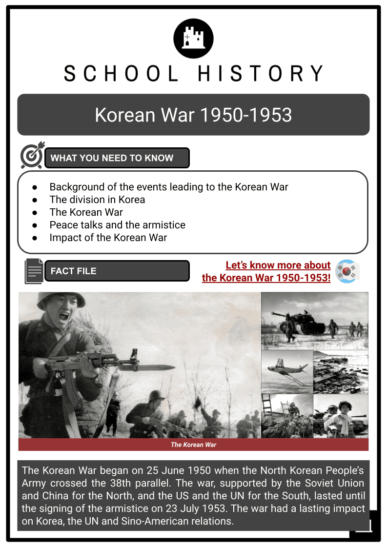 The korean war worksheets ks ks lesson plans resources
