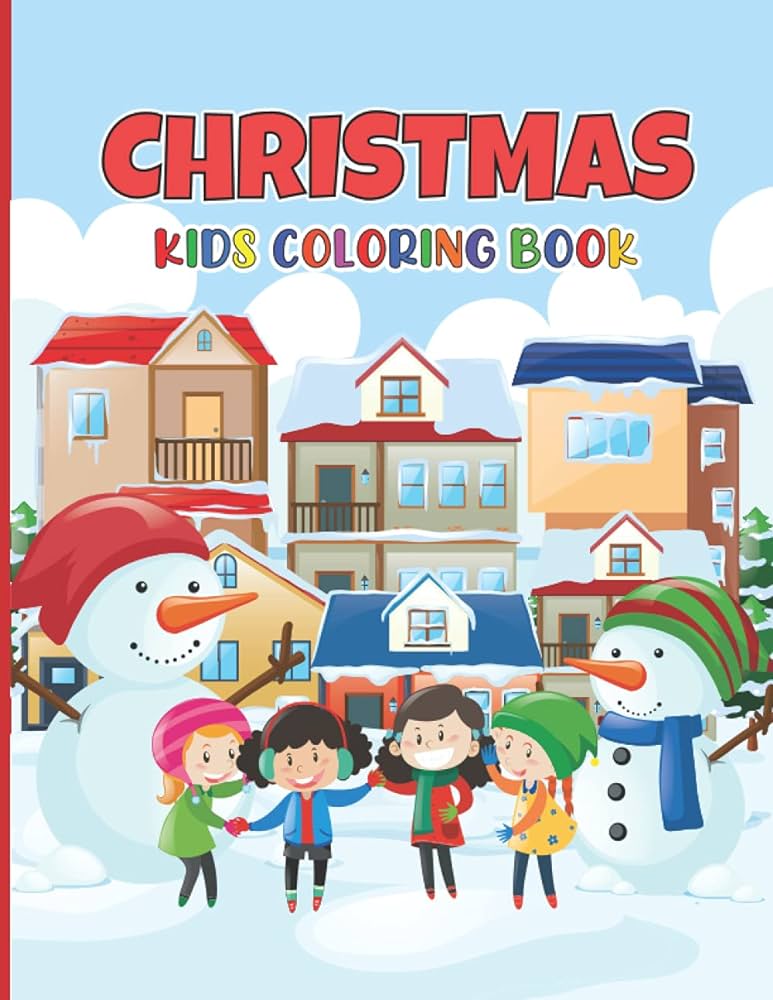 Christmas kids coloring book ages