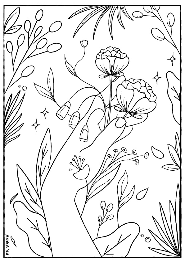 Color for mental health free coloring pages