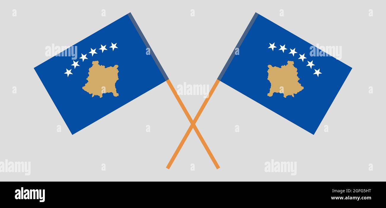 Kosovo independence stock vector images