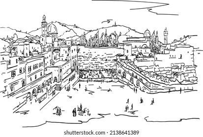 Western wall over royalty