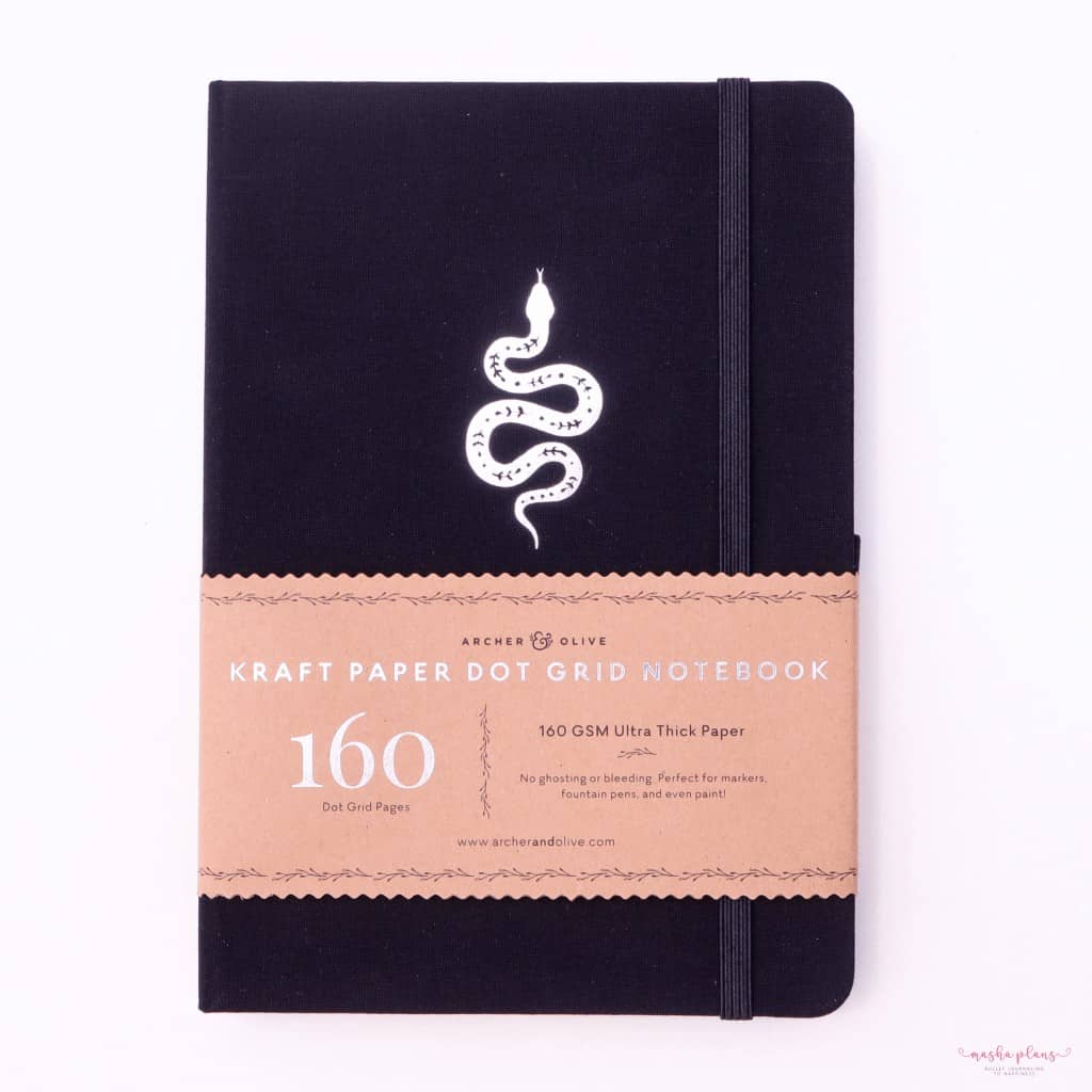 Archer olive kraft paper notebook review and inspirations masha plans
