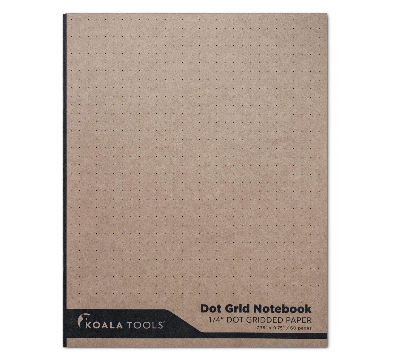 Dot grid kraft cover notebook â koala tools