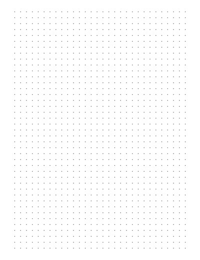 Make your own dot grid paper printable