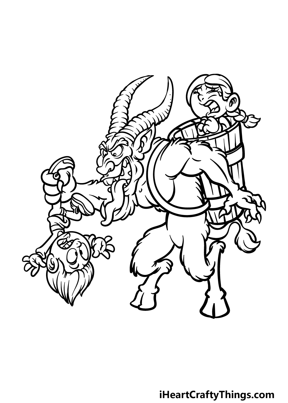 Krampus drawing