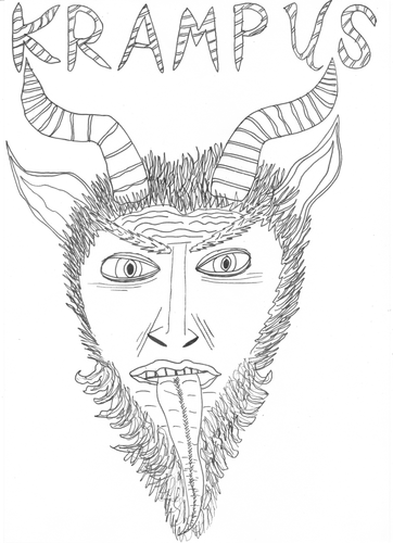 Christmas folklore krampus half devil half goat teaching resources