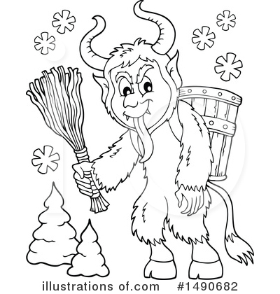 Krampus clipart