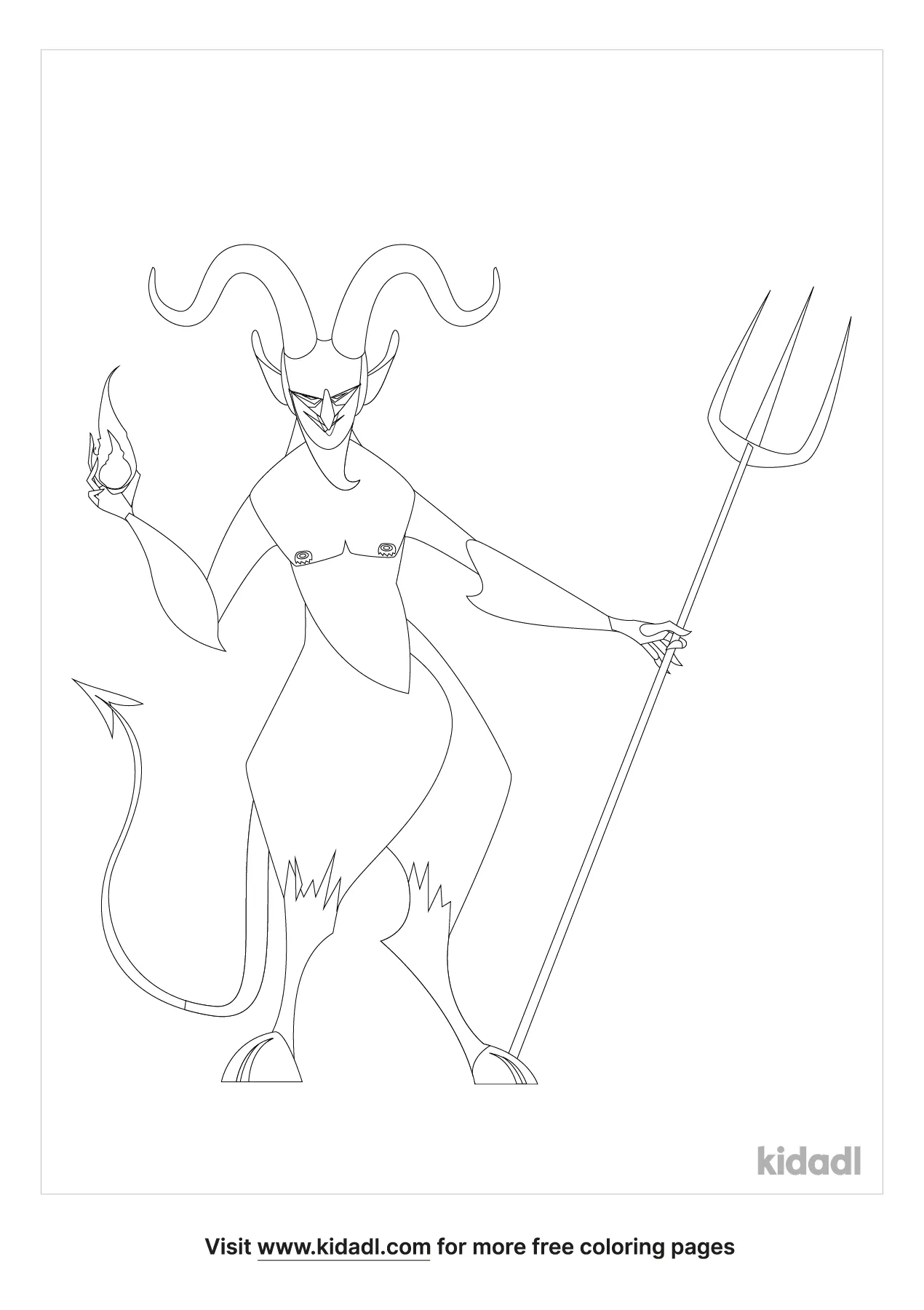 Free krampus coloring page coloring page printables