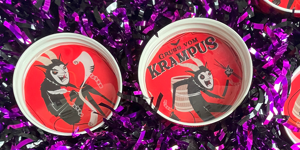 Krampus coaster craft