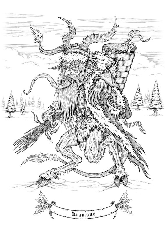 Pin by kim sirak on krampus creepy christmas krampus creepy vintage