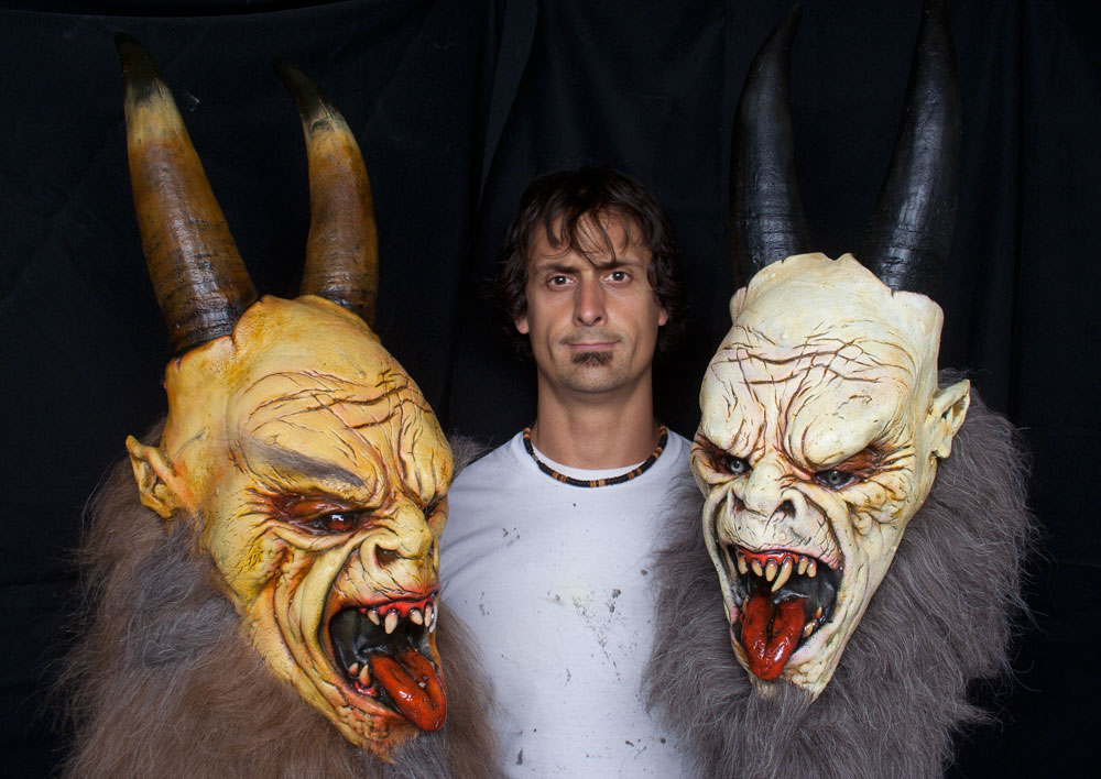 Devils workshop krampus mask blood curdling blog of monster masks