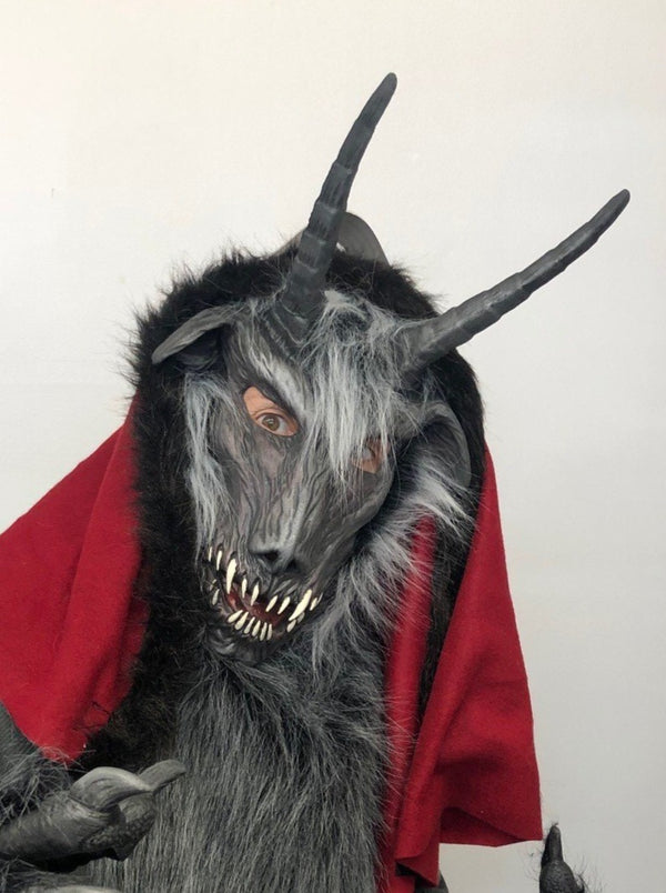 Demon goat demon devil satyr krampus latex face mask