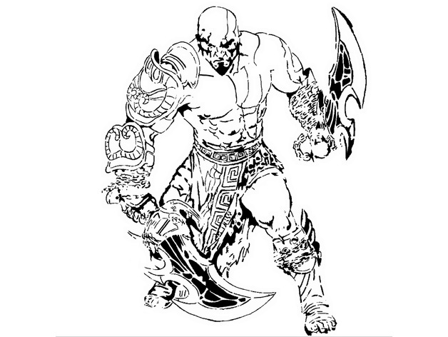 Kratos stencil by longquang