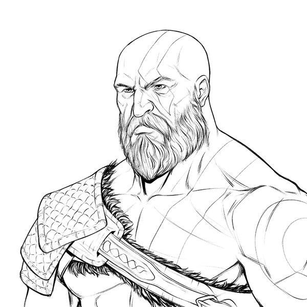 Kratos by steelushka