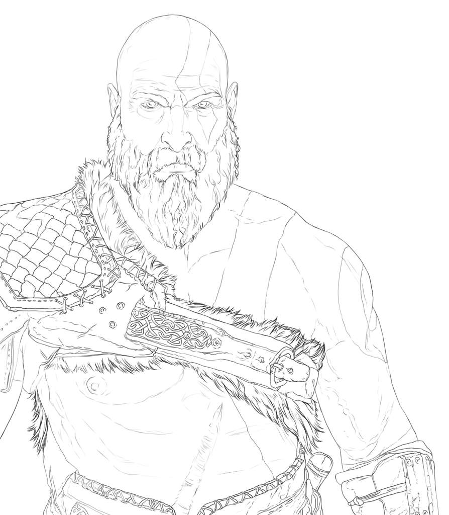 Kratos digital art roleplaying amino