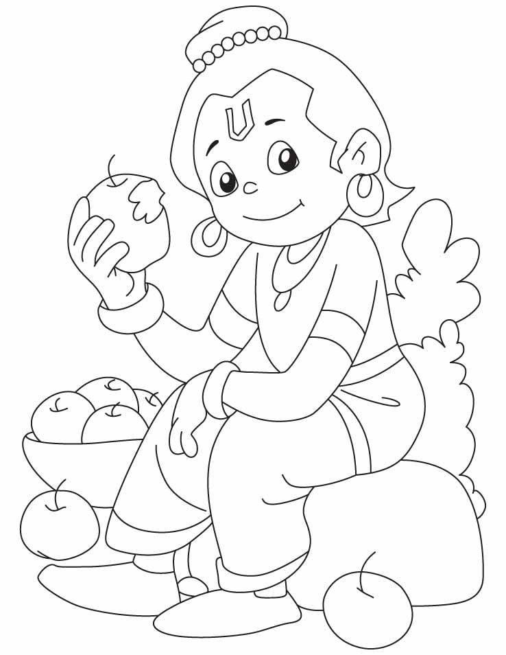 Lord krishna free coloring pages sketch coloring page art drawings for kids apple coloring pages disney princess coloring pages