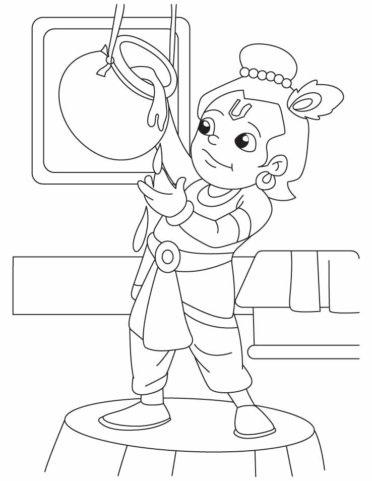 Krishna the innocent butter thief coloring pages download free krishna the innocent butter thief coloring pages for kids best coloring pages
