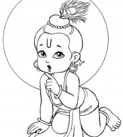 Top krishna janmashtami coloring pages for your little ones coloring pages