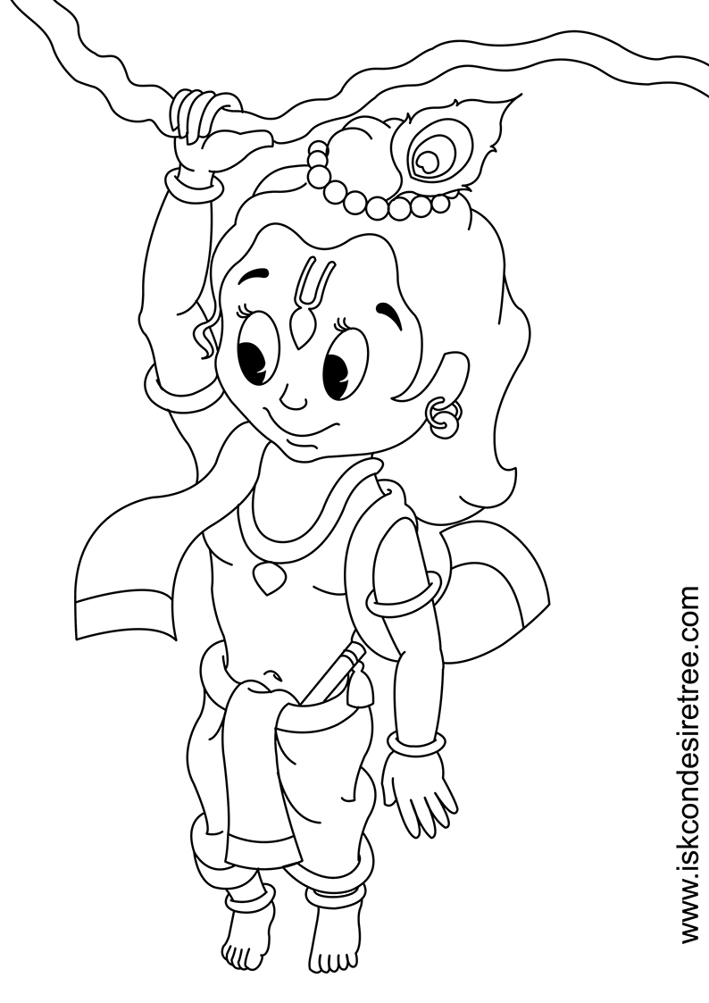 Krishna hanging