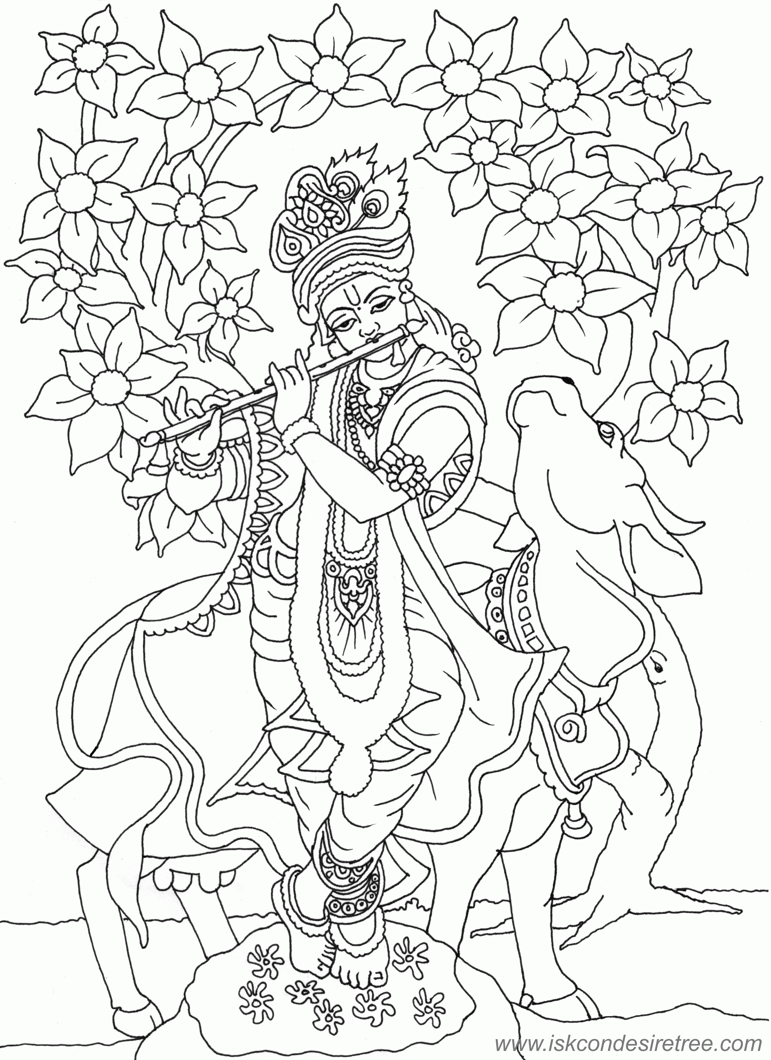 Free krishna coloring page download free krishna coloring page png images free cliparts on clipart library