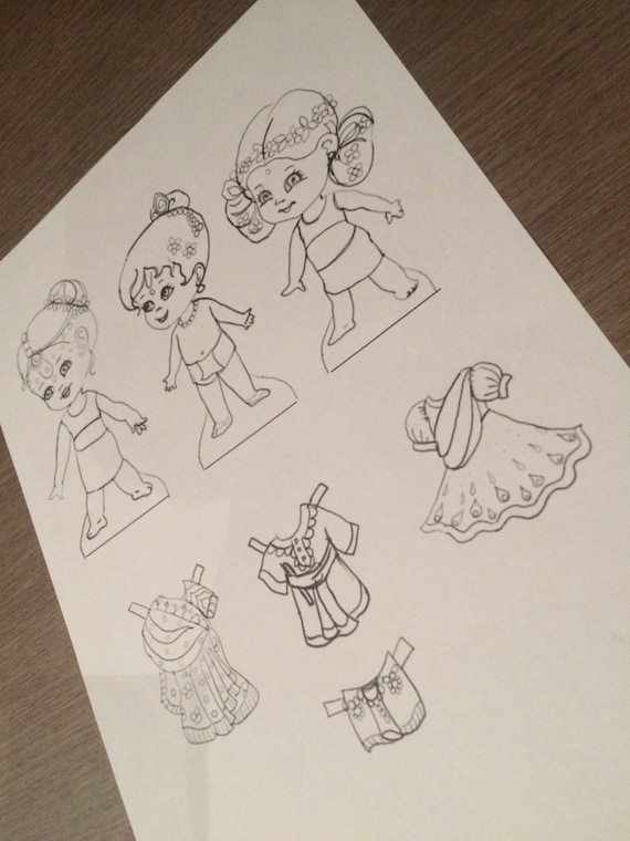 Radha krishna paperdolls for coloring instant pdf download activity pdf for printing hindu