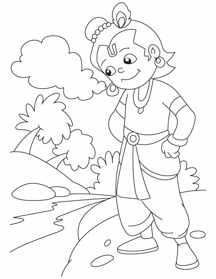 Lordnkrishna free colorg pages sketch colorg page art drawgs for kids art drawgs simple free colorg pages