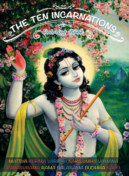 The ten incarnations coloring book