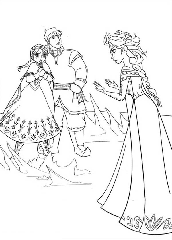 Best frozen coloring pages for kids