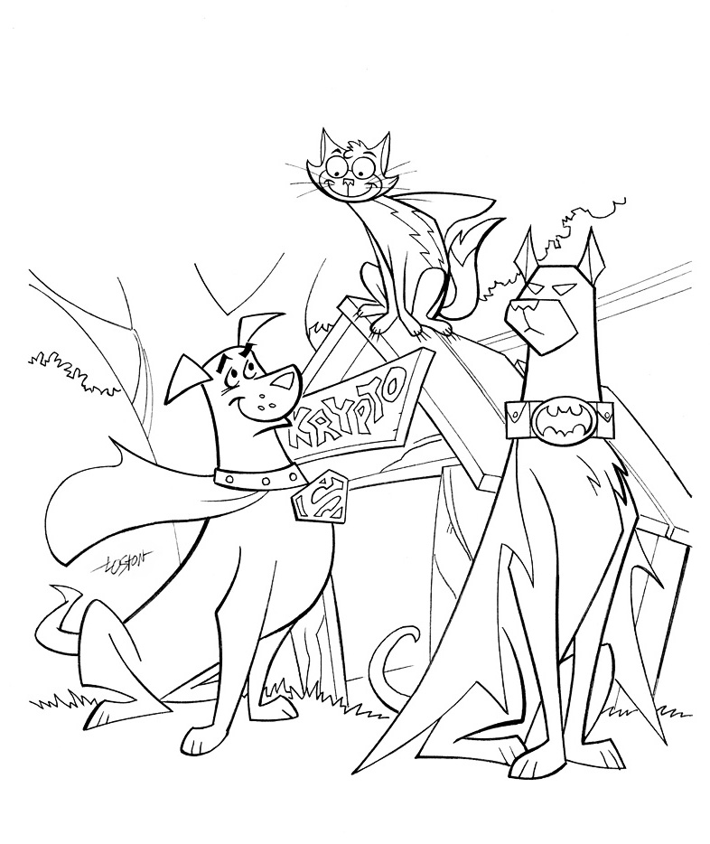 Krypto and the super pets by lostonwallace on