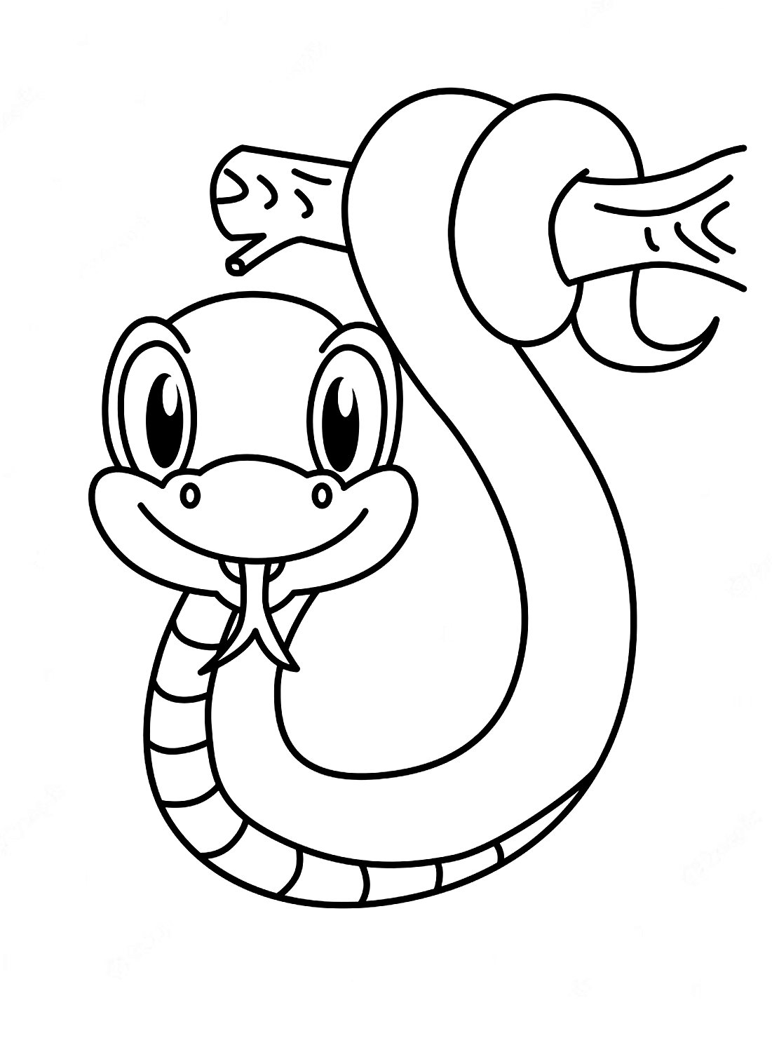 Snake coloring pages