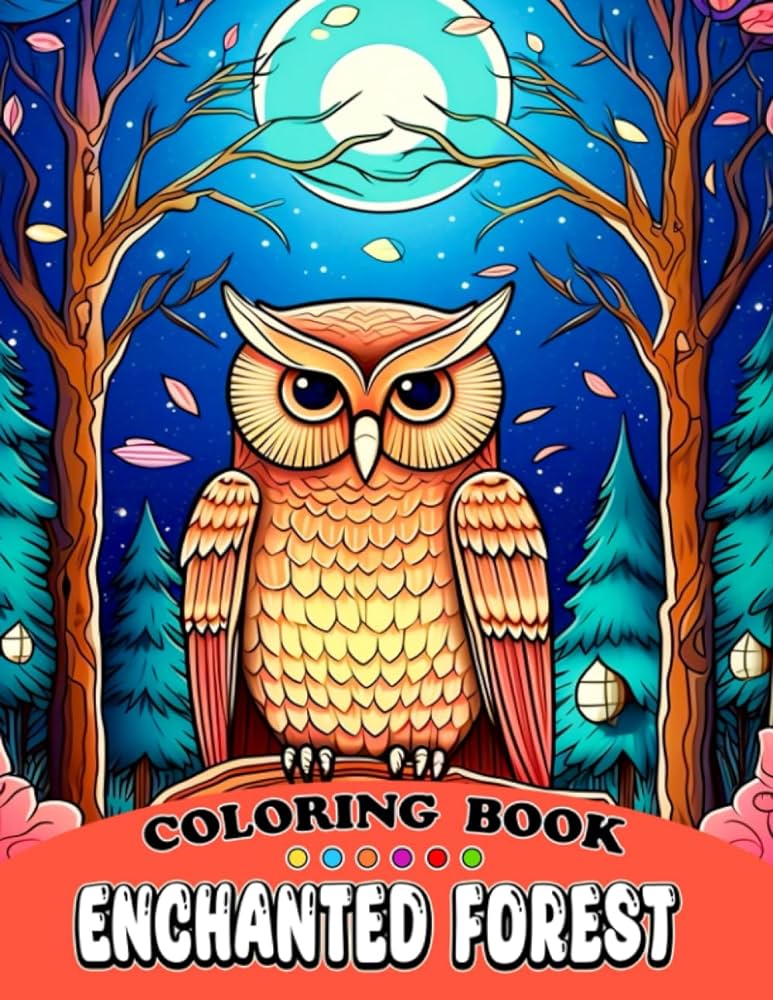 Enchanted fort coloring book a magical coloring book for kids