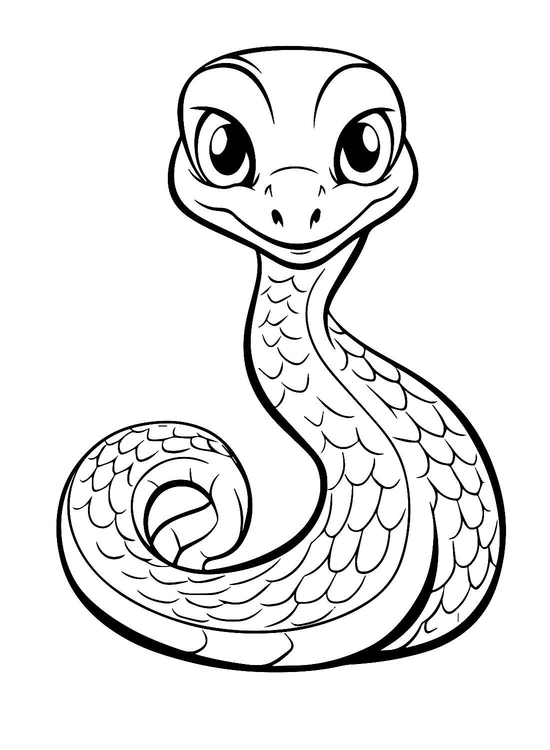 Snake coloring pages