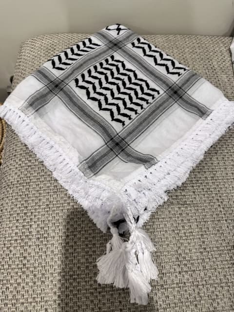 Thentic hand made high quality palestine kufia keffiyeh cotton accessories stralia liverpool area