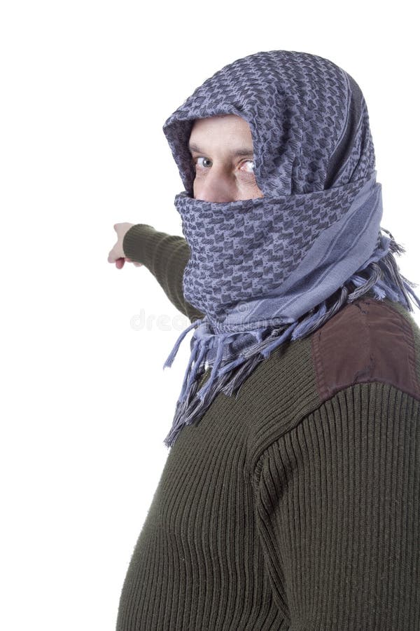 Muslim rebel stock photos