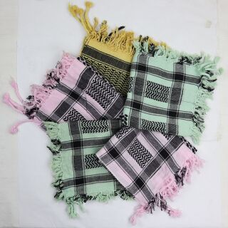 Cotton scarf fine tightly woven