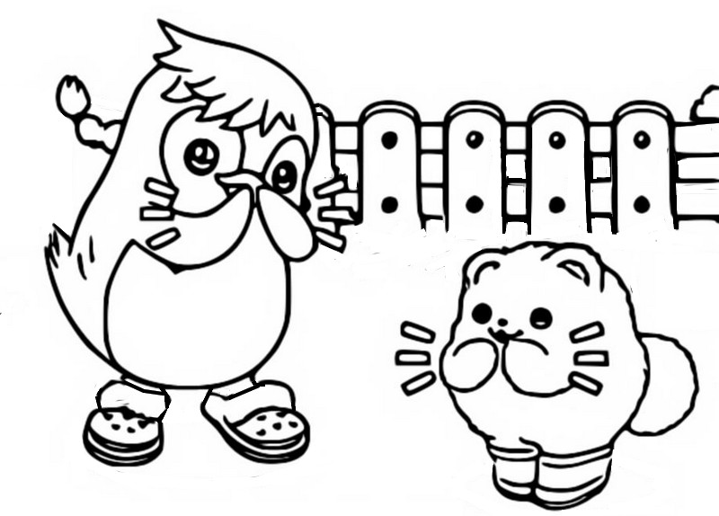 Coloring pages badanamu