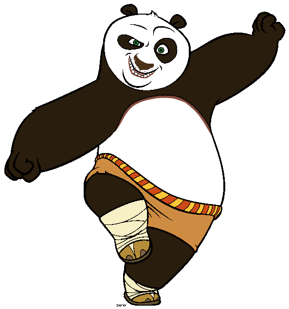 Kung fu panda clip art cartoon clip art