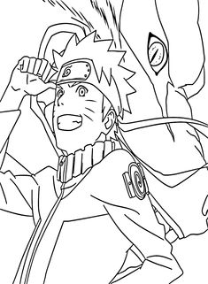 Kurama coloring pages