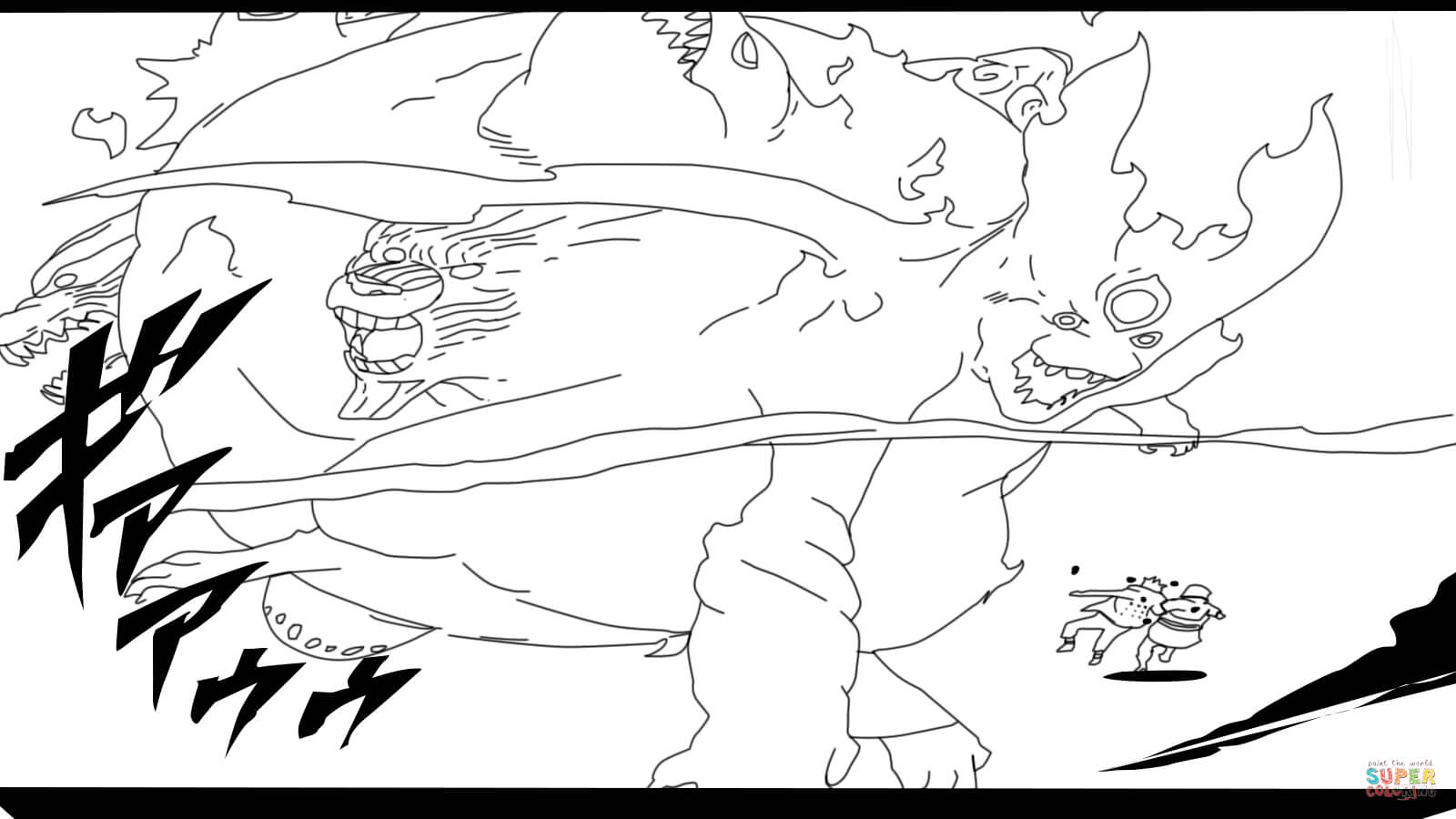 The rabbit demon coloring page free printable coloring pages
