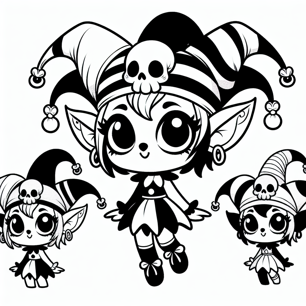 Kuromi coloring pages â custom paint by numbers
