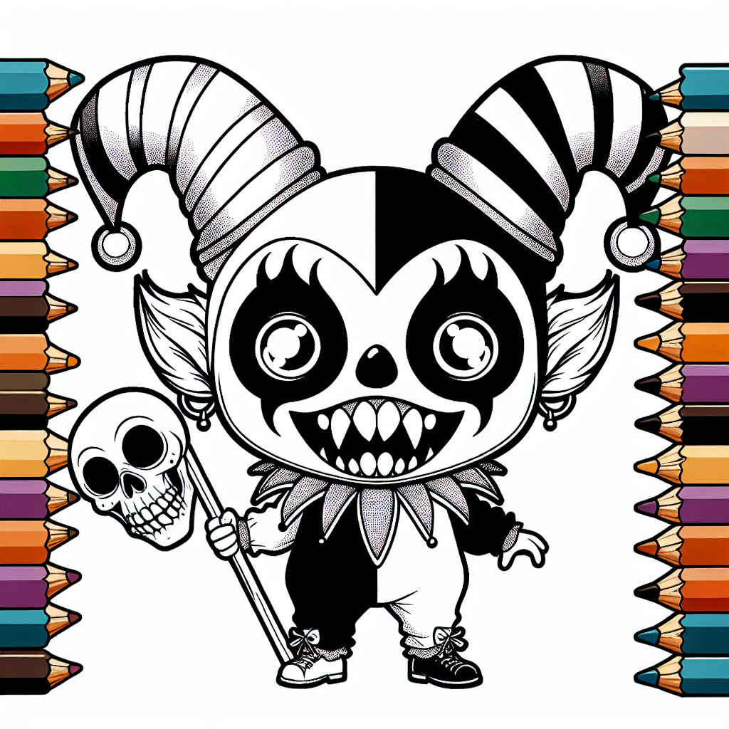 Kuromi coloring pages â custom paint by numbers