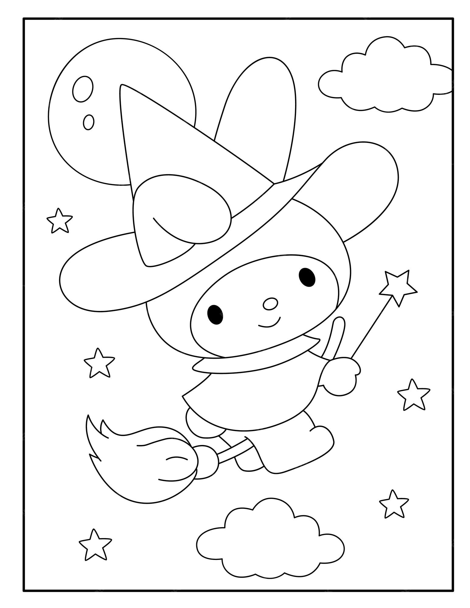 Premium vector halloween coloring pages for kids