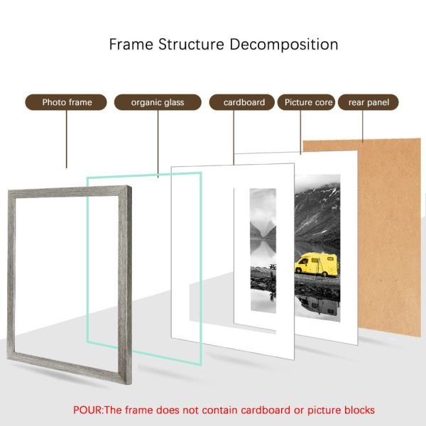 Kuvakehys display wall art black s